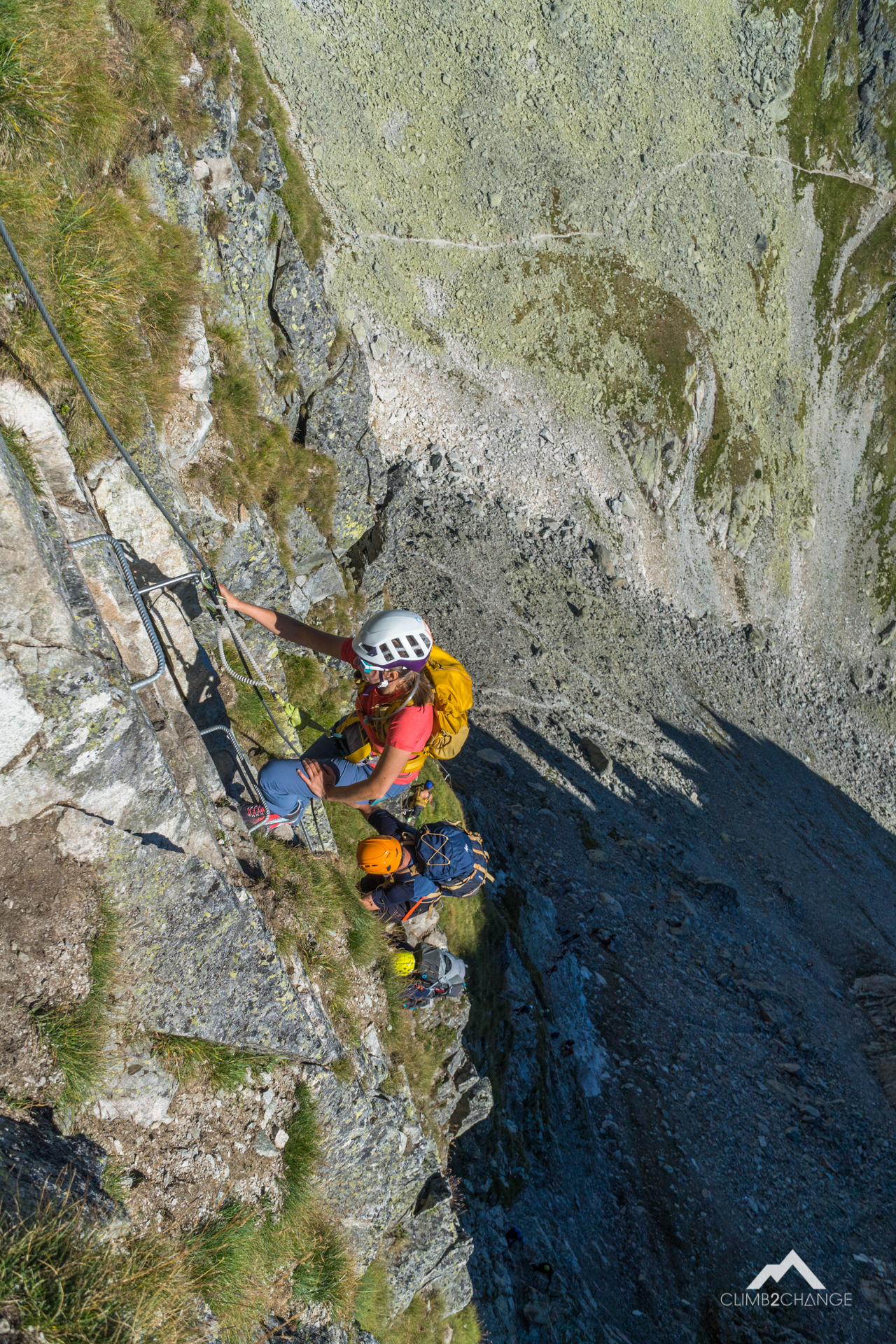 Via ferrata na Czerwoną Ławkę
