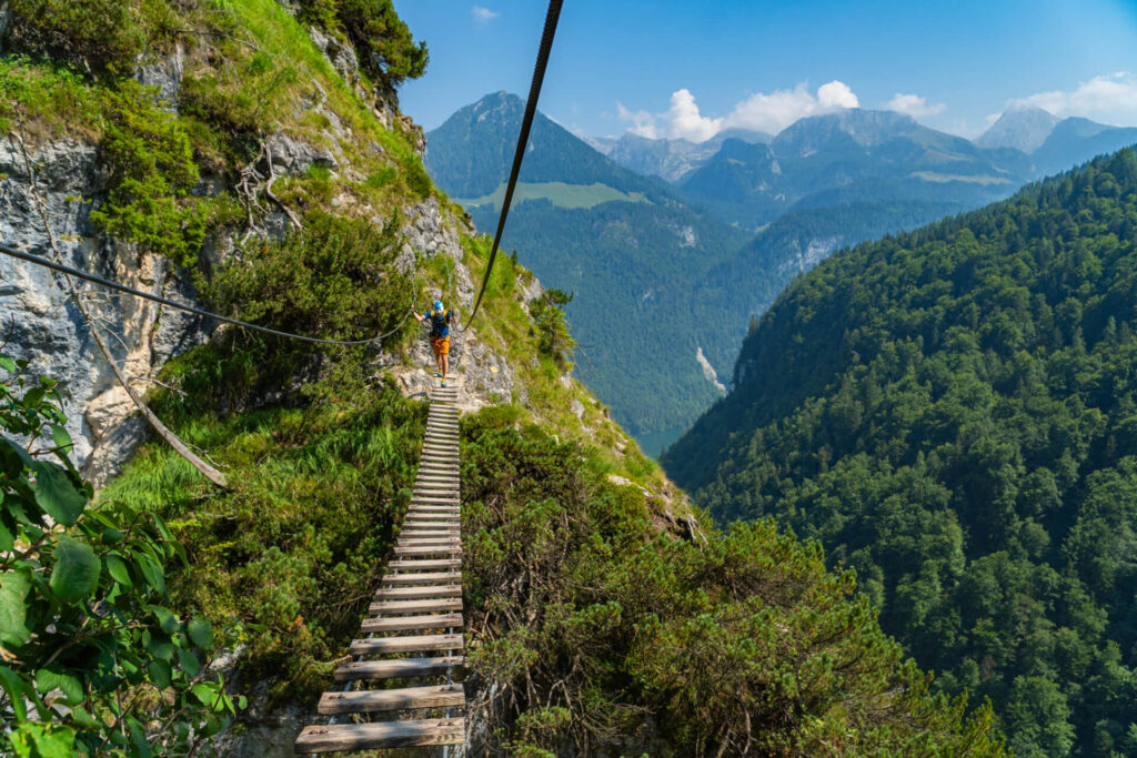 Via ferraty w Alpach Bawarskich
