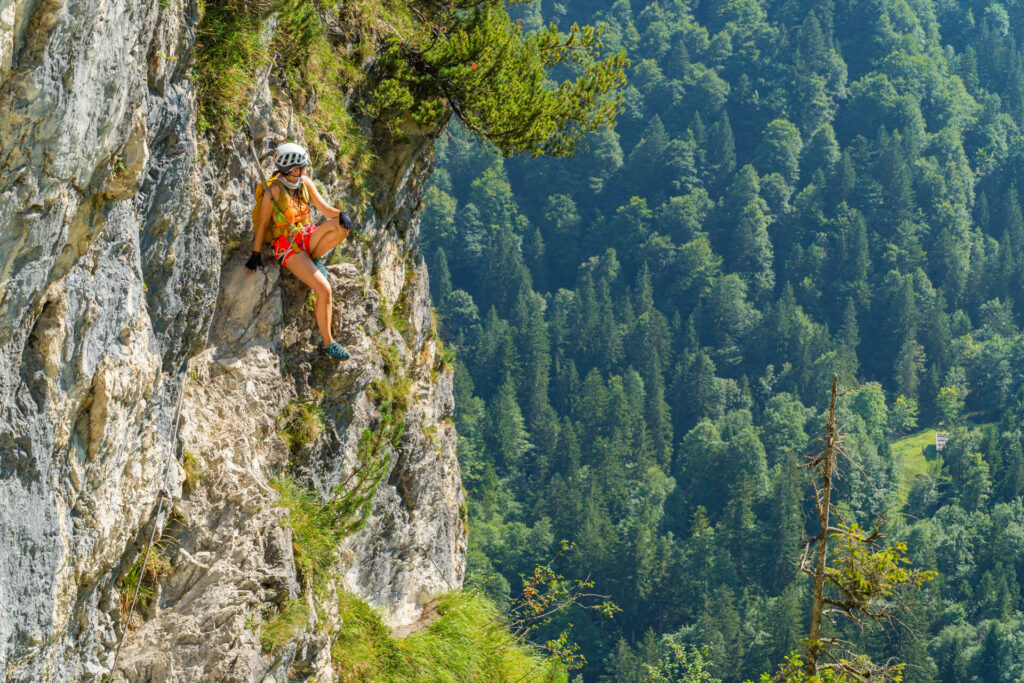 Via ferraty w Alpach Bawarskich, ferrata Grunstein