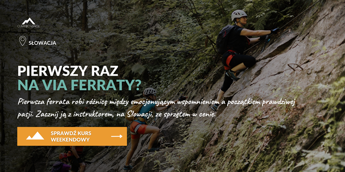 kurs via ferrata na Słowacji