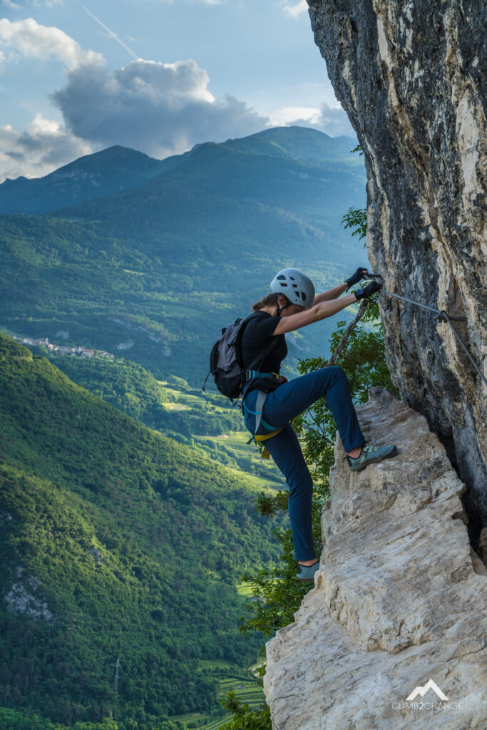 ferraty i asekuracja liną poręczową